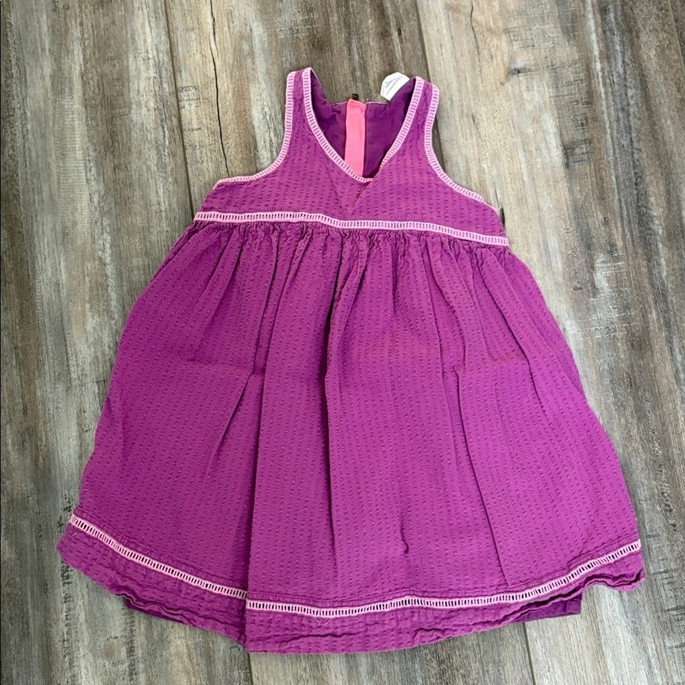 Egg by Susan Lazar Girls size 3 Purple Dress Easter Spring cotton lined